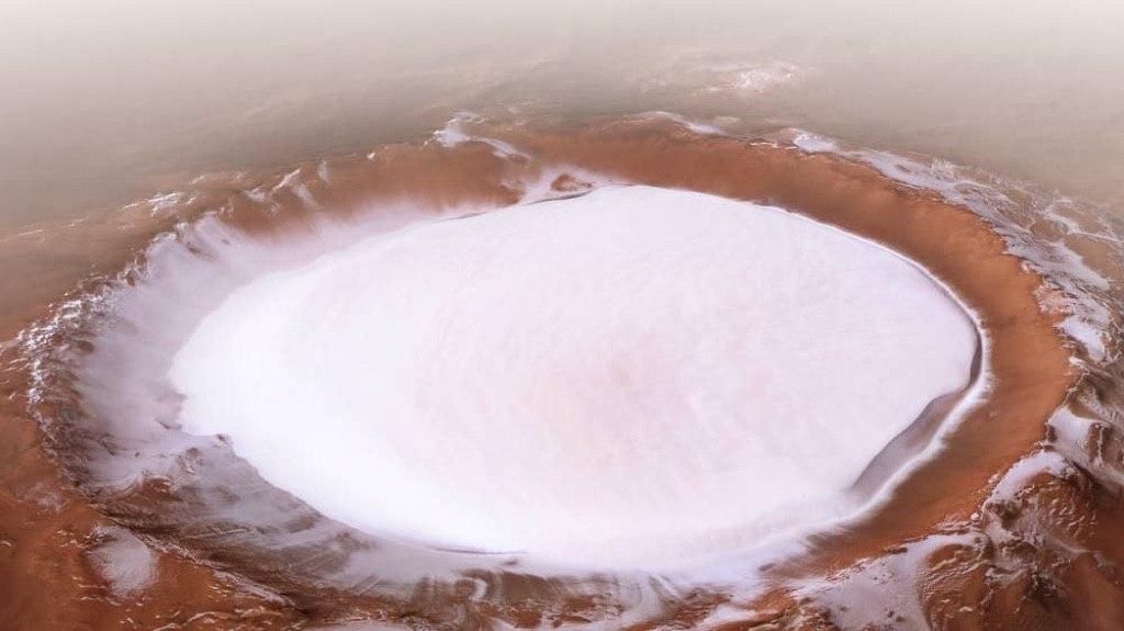 هل يتساقط الثلج على سطح المريخ أيضاً