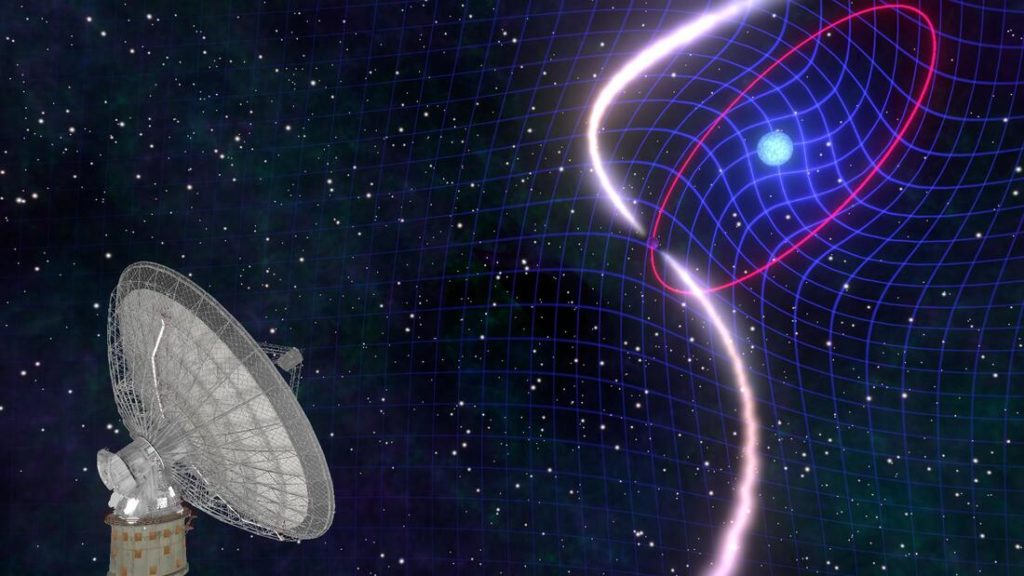 احدى نبوءات آينشتاين تتحقق من جديد: يتحرك نسيج الزمكان حول النجوم بشكل دوامي!