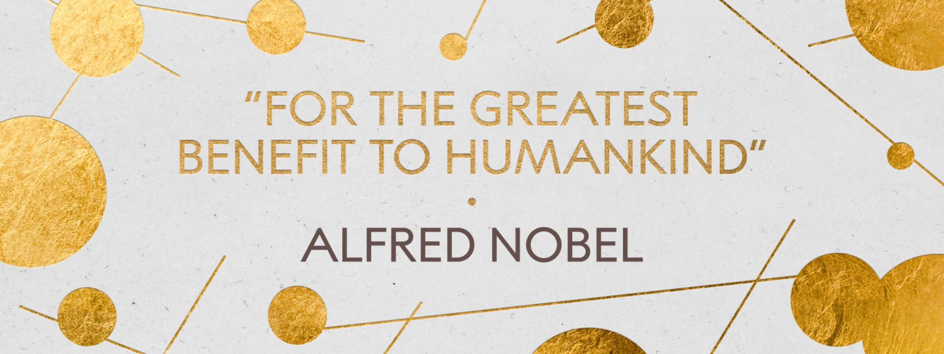 الهوية البصرية للموقع الرسمي لجوائز نوبل