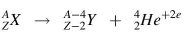 معادلة التحلل α