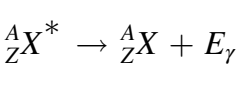 معادلة الانحلال γ